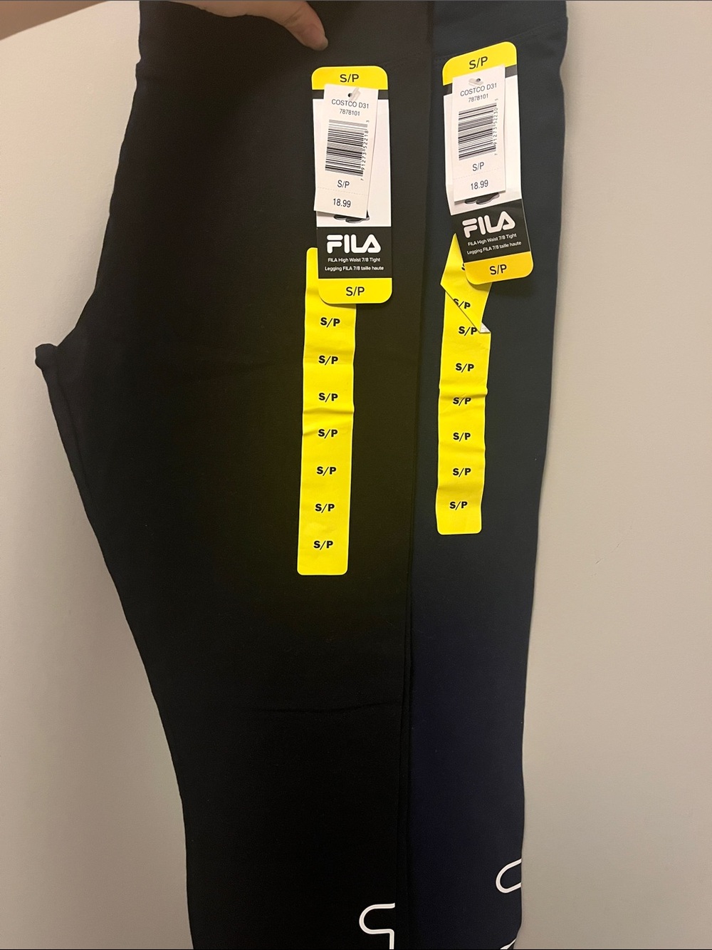 2 Fila Leggings with White Logo